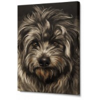 Tablou pe numere Art Gallery Econom Câine pufos 30x40cm (EX5457)
