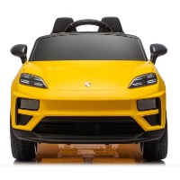 Mașinuța electrica Dake Porsche Macan Yellow (PM666/2) imaginea #2 — magazin online Desire.md