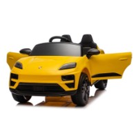 Mașinuța electrica Dake Porsche Macan Yellow (PM666/2) imaginea #4 — magazin online Desire.md
