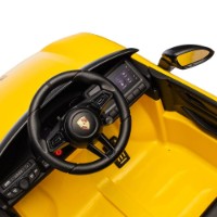 Mașinuța electrica Dake Porsche Macan Yellow (PM666/2) imaginea #9 — magazin online Desire.md