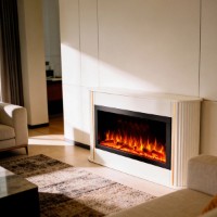 Șemineu electric Art Flame Rondo White & Haven 40 imaginea #2 — magazin online Desire.md