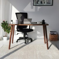 Masa de birou Hanah Home Cozy Calisma Masasi Ahsap Temperli Cam imaginea #2 — magazin online Desire.md