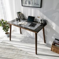 Masa de birou Hanah Home Cozy Calisma Masasi Ahsap Temperli Cam imaginea #3 — magazin online Desire.md