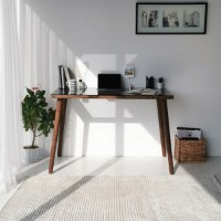 Masa de birou Hanah Home Cozy Calisma Masasi Ahsap Temperli Cam imaginea #6 — magazin online Desire.md