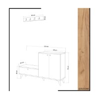 Обувница Hanah Home Fijel фото №4 — интернет-магазин Desire.md