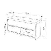 Rafturi pentru pantofi Hanah Home Cove Shoe Bench Hitit imaginea #6 — magazin online Desire.md