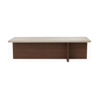 Set măsuţe cafea Hanah Home Harbor Travertine Venezia Walnut imaginea #6 — magazin online Desire.md