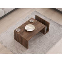 Măsuţă cafea Hanah Home Memo Venezia Walnut imaginea #3 — magazin online Desire.md