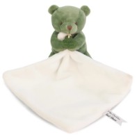 Jucărie-pătură Doudou Bear Green 10cm (DC4357)