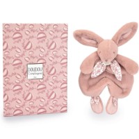 Jucărie de pluș Doudou Rabbit Pink 29cm (DC4146) imaginea #2 — magazin online Desire.md