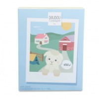 Jucărie de pluș Doudou Sheep 17cm (DC4358) imaginea #2 — magazin online Desire.md