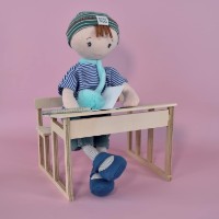 Jucărie de pluș Doudou Tim 36cm (JJ 6022) imaginea #2 — magazin online Desire.md