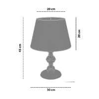 Veioză birou Opviq 300 Anthracite Gold imaginea #3 — magazin online Desire.md
