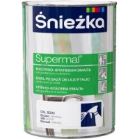 Краска Sniezka Supermal RAL9003 0.8L