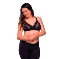 Sutien pentru alaptat Carriwell Soft As Silk Black M (CW.236641) imaginea #6 — magazin online Desire.md