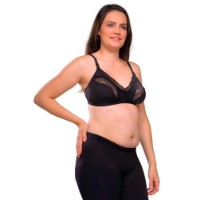 Sutien pentru alaptat Carriwell Soft As Silk Black S (CW.236640) imaginea #4 — magazin online Desire.md