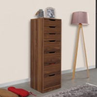 Comodă Hanah Home Flow Walnut
