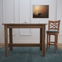 Masă pentru bucătărie Hanah Home Barra Walnut imaginea #3 — magazin online Desire.md