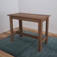 Masă pentru bucătărie Hanah Home Barra Walnut imaginea #4 — magazin online Desire.md