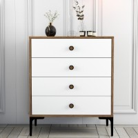 Comodă Hanah Home Lizbon 537 Walnut White imaginea #2 — magazin online Desire.md