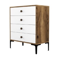 Comodă Hanah Home Lizbon 537 Walnut White imaginea #4 — magazin online Desire.md