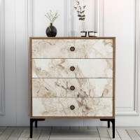 Comodă Hanah Home Lizbon 538 Walnut White imaginea #2 — magazin online Desire.md