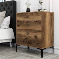 Comodă Hanah Home Lizbon 539 Walnut