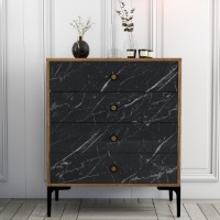 Comodă Hanah Home Lizbon 541 Walnut Black imaginea #2 — magazin online Desire.md