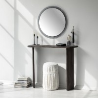 Măsuţă de toaletă Hanah Home Ikigai Anthracite imaginea #2 — magazin online Desire.md
