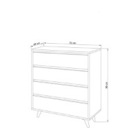 Comodă Hanah Home Suvera Travertine imaginea #5 — magazin online Desire.md