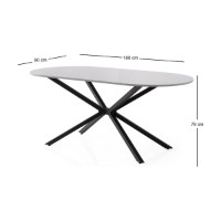 Обеденный стол Hanah Home Aura 3013 фото №3 — интернет-магазин Desire.md