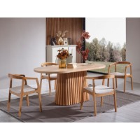Masă pentru bucătărie Hanah Home Atlantis Natural imaginea #4 — magazin online Desire.md