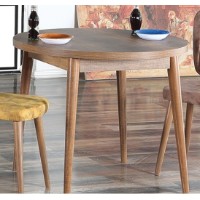Masă pentru bucătărie Hanah Home Stil Barok Walnut