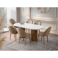 Masă pentru bucătărie Hanah Home Milas 2992 imaginea #2 — magazin online Desire.md