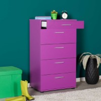 Comodă Hanah Home Trendline Purple imaginea #2 — magazin online Desire.md