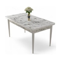 Masă pentru bucătărie Hanah Home Nil White Marble White imaginea #2 — magazin online Desire.md