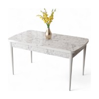 Masă pentru bucătărie Hanah Home Zen White Marble White imaginea #2 — magazin online Desire.md