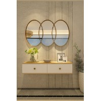 Măsuţă de toaletă Hanah Home Zuzu 120 Sapphire Oak White