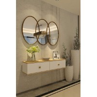 Măsuţă de toaletă Hanah Home Zuzu 120 Sapphire Oak White imaginea #2 — magazin online Desire.md