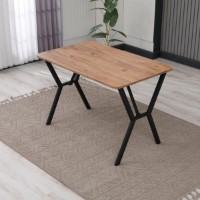 Обеденный стол Hanah Home Elma 110 Walnut фото №2 — интернет-магазин Desire.md