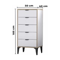 Comodă Hanah Home Arden White imaginea #9 — magazin online Desire.md