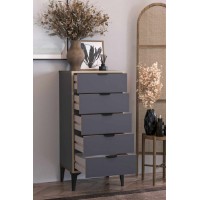 Comodă Hanah Home Arden Anthracite imaginea #5 — magazin online Desire.md