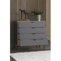 Comodă Hanah Home Arden 4 Anthracite imaginea #4 — magazin online Desire.md