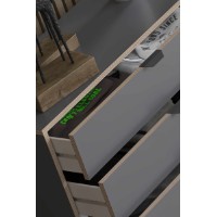 Comodă Hanah Home Arden 4 Anthracite imaginea #6 — magazin online Desire.md