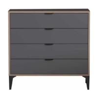 Comodă Hanah Home Arden 4 Anthracite imaginea #7 — magazin online Desire.md