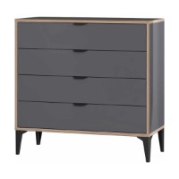Comodă Hanah Home Arden 4 Anthracite imaginea #8 — magazin online Desire.md