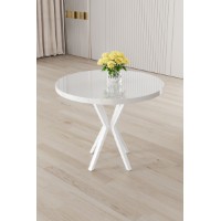 Masă pentru bucătărie Hanah Home Agnes White imaginea #1 — magazin online Desire.md