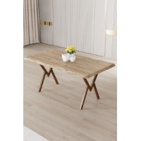 Masă pentru bucătărie Hanah Home Akort Atlantic Pine Brown imaginea #1 — magazin online Desire.md