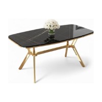 Masă pentru bucătărie Hanah Home Esla Black Marble Gold imaginea #2 — magazin online Desire.md