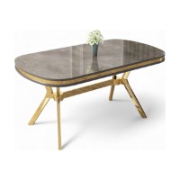 Masă pentru bucătărie Hanah Home Olya Anthracite Gold imaginea #2 — magazin online Desire.md
